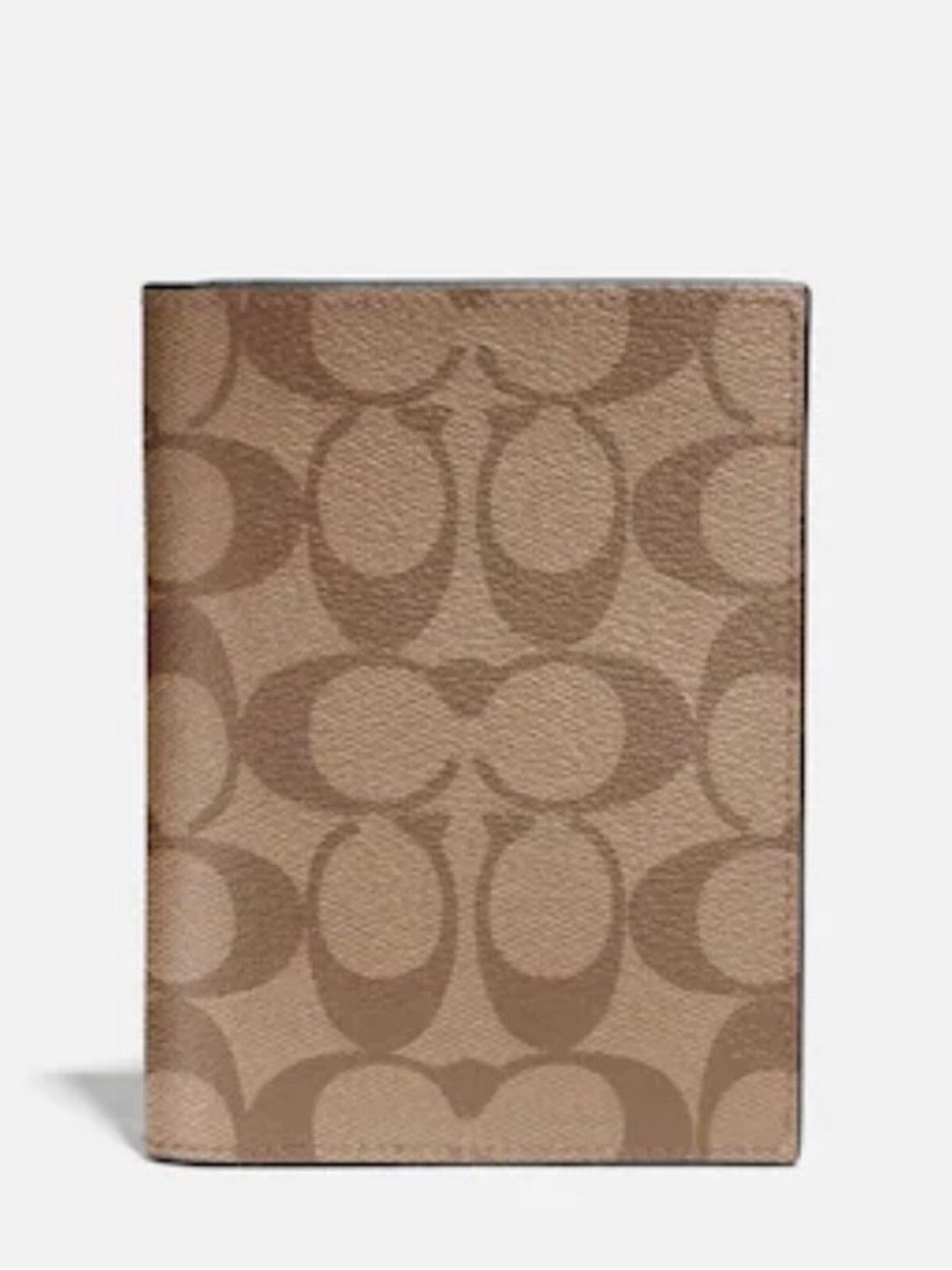 COACH /// Signature Passport Wallet / Cover - Light Khaki Chalk *NEW*